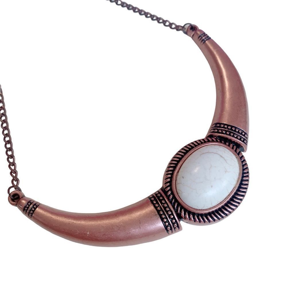 Coppertone Adjustable Statement Necklace - Picture 2 of 3
